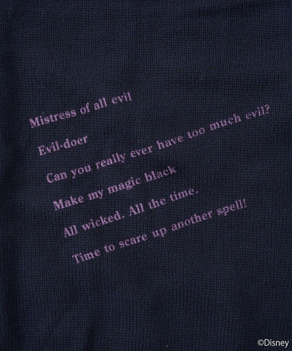 earth music&ecology Ｖｉｌｌａｉｎｓ　マレフィセント／ニットカーディガン 