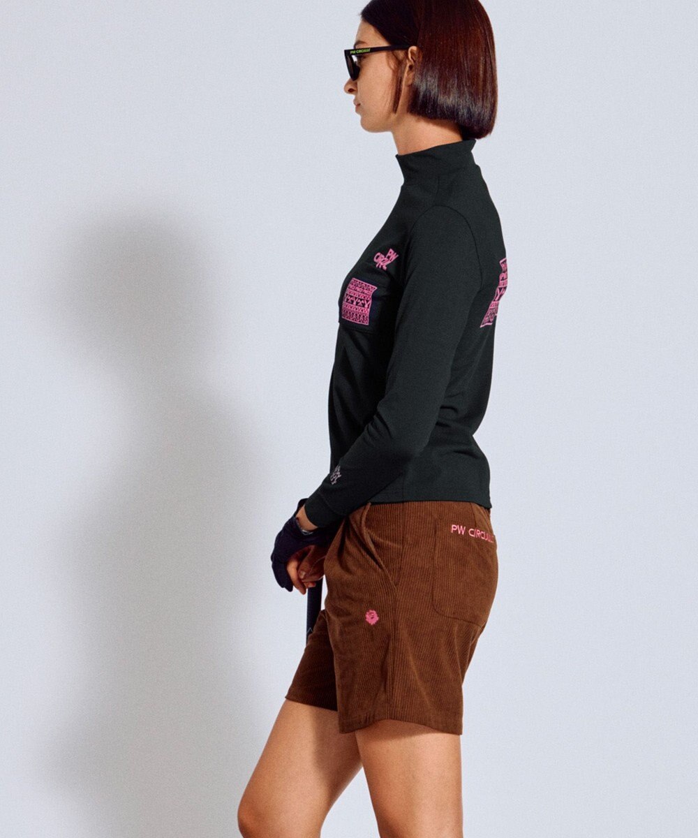 PW CIRCULUS 【吸水速乾 / UV遮蔽率99.5% UVカット / ストレッチ】【WOMEN】DELFT ロングスリーブモックT ゴルフウェア レディース 