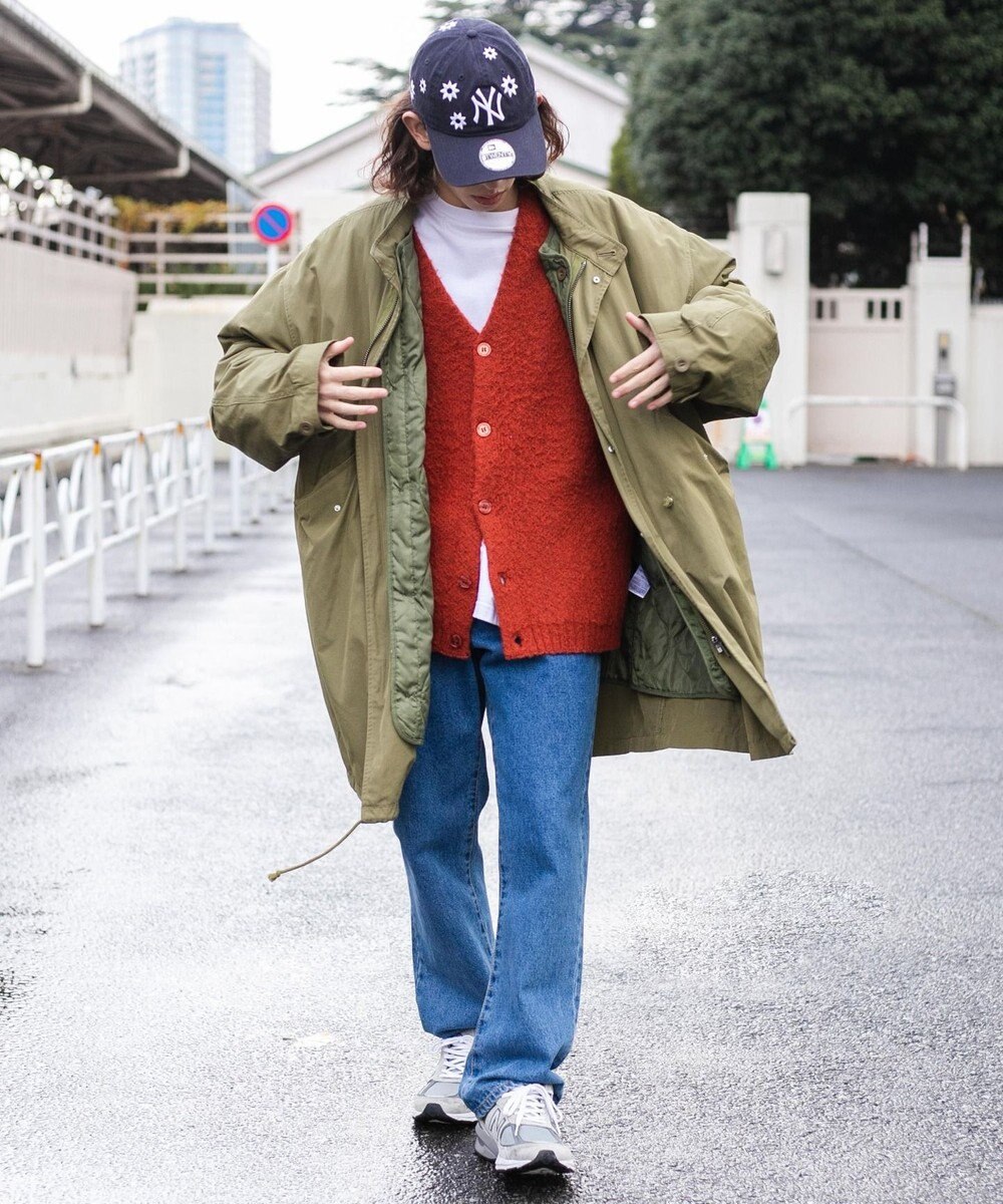 WEGO モヘアライクBIGカーディガン 