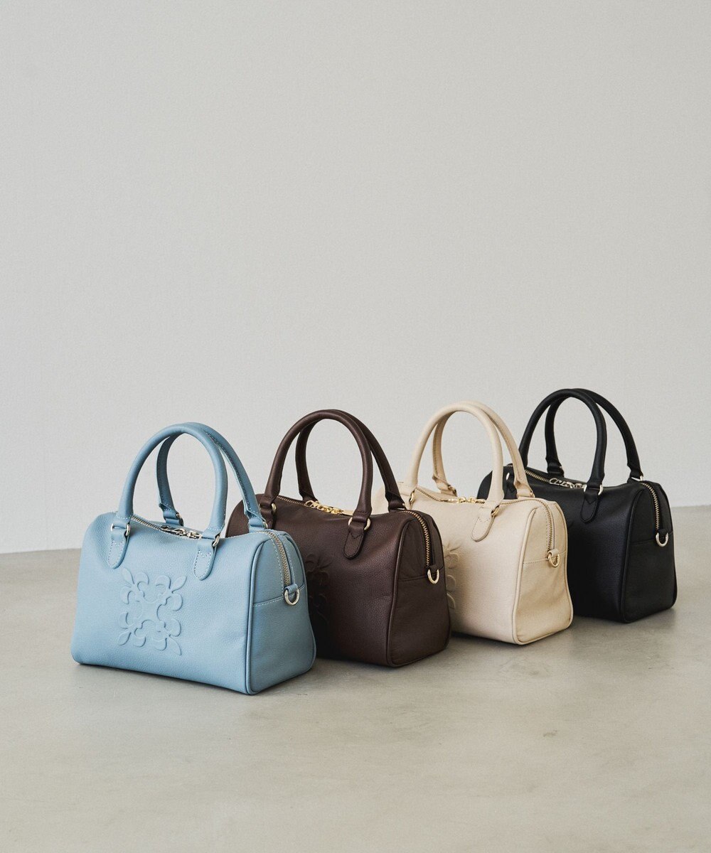 russet 《composition》レザー2WAYミニボストンバッグ(CE-1684) 