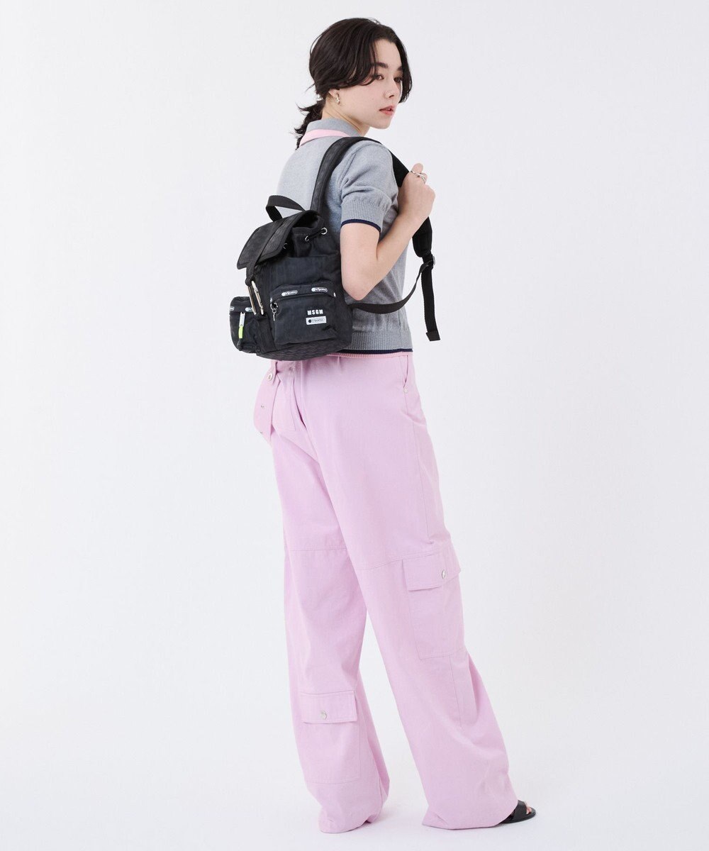 LeSportsac MSGM VOYAGER BACKPACK/ボヤージャーブラックジャカード 