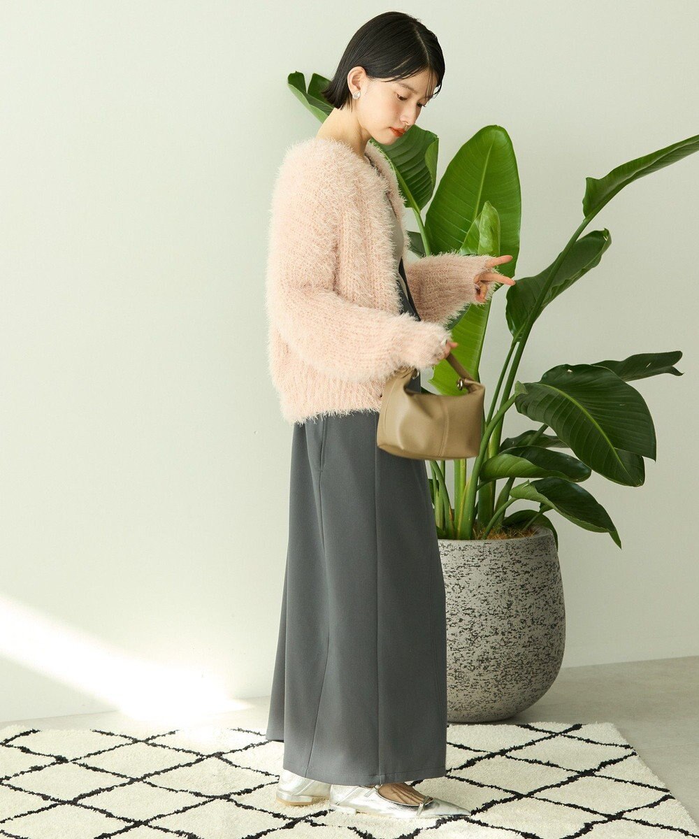 AMERICAN HOLIC シャギーニットクルーネックカーディガン 