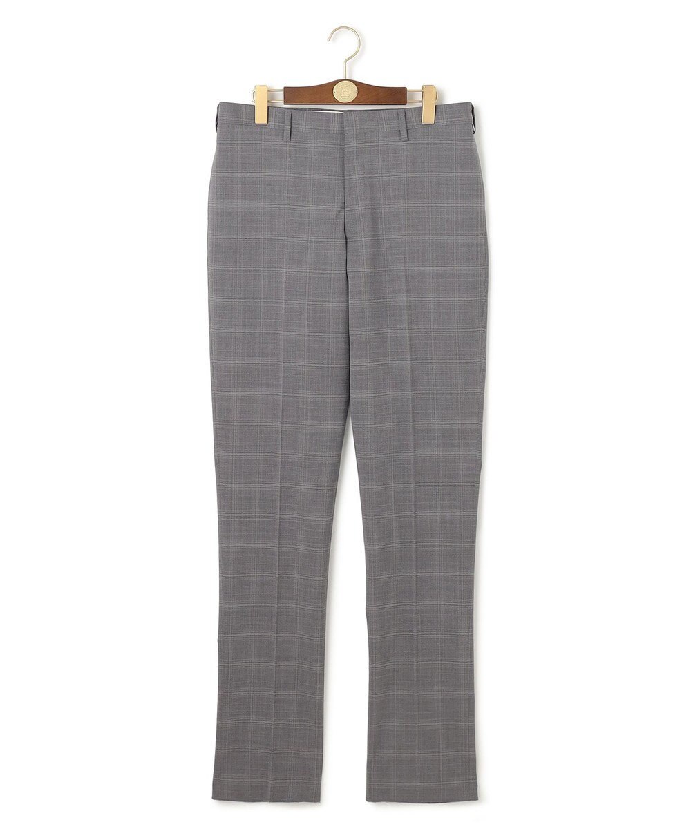 J.PRESS MEN 【Peppin Merino Comfort】【ウォッシャブル可 / 折り目加工】ファンシーチェック スラックス / ノータック 