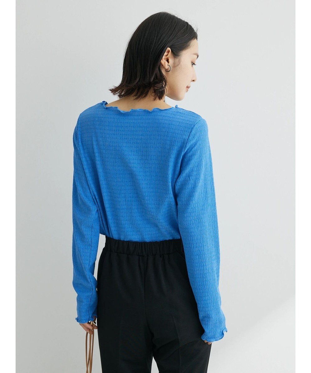 Green Parks ボートネックシャーリングカットプルオーバー 