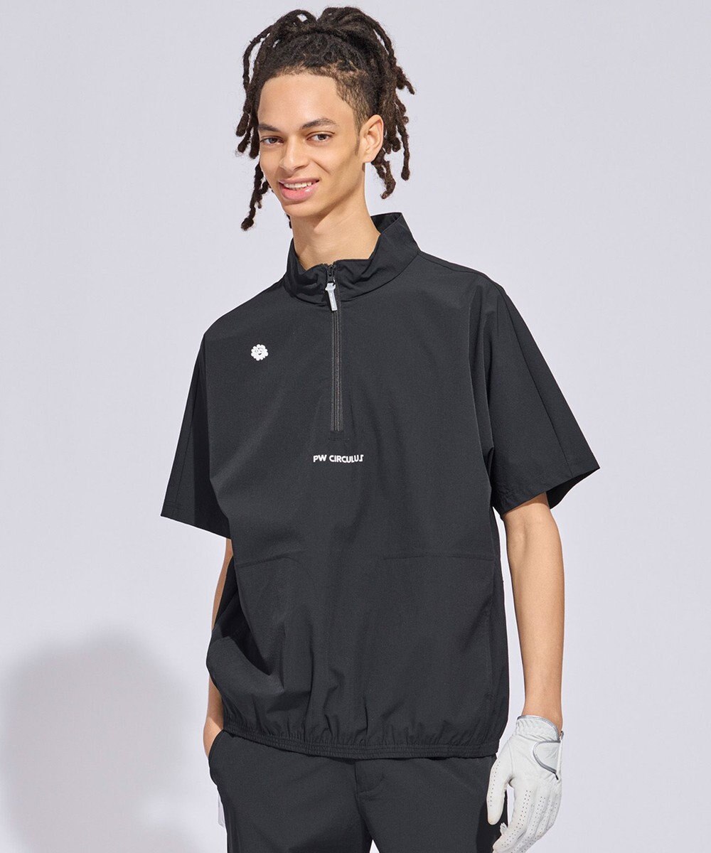 PW CIRCULUS 【MEN】パッカブルハーフジップ ゴルフ 