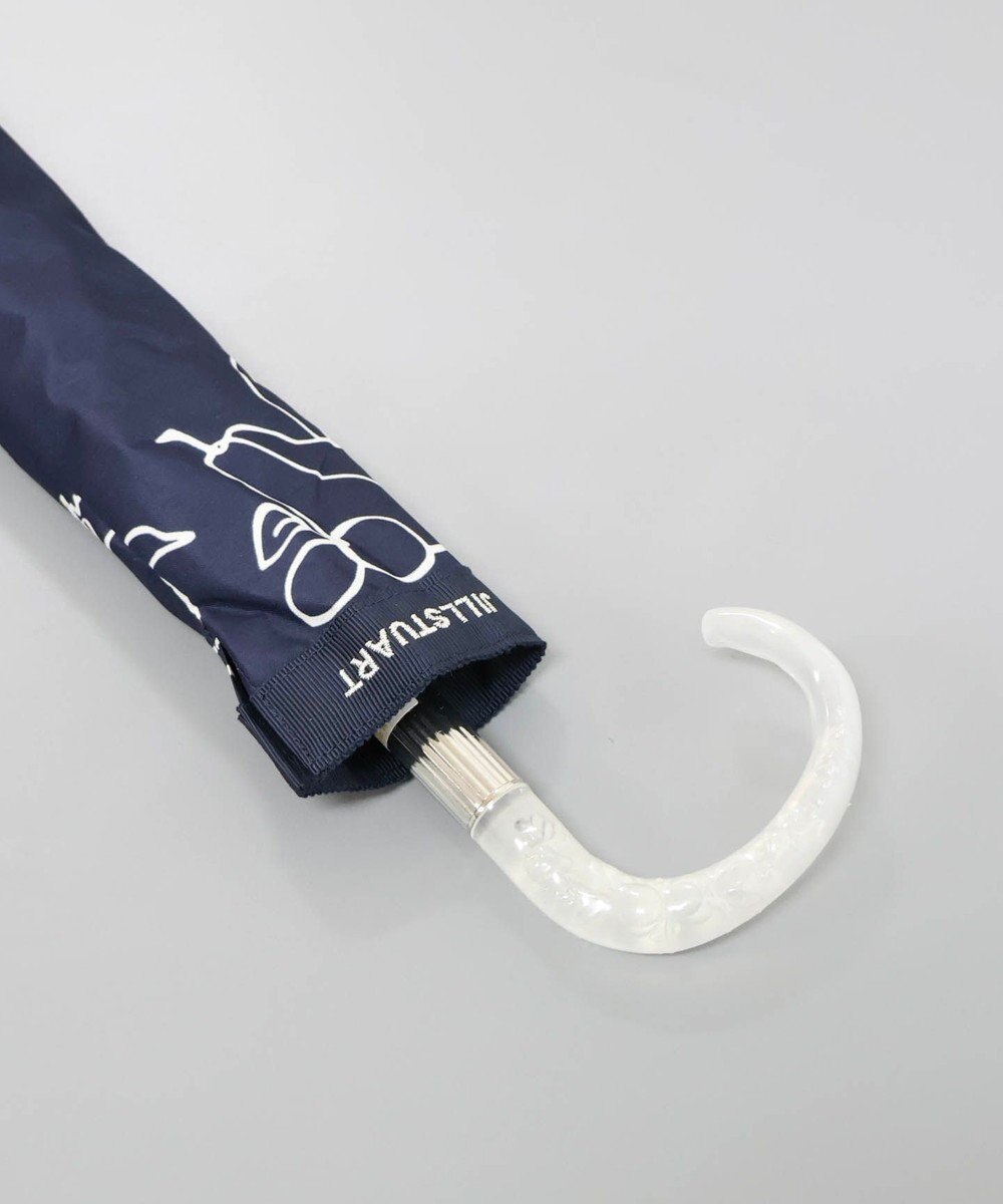 AURORA JILL STUART（ジル スチュアート） マーカーペインティングフルーツプリント晴雨兼用傘（トップフラット・折りたたみ） 