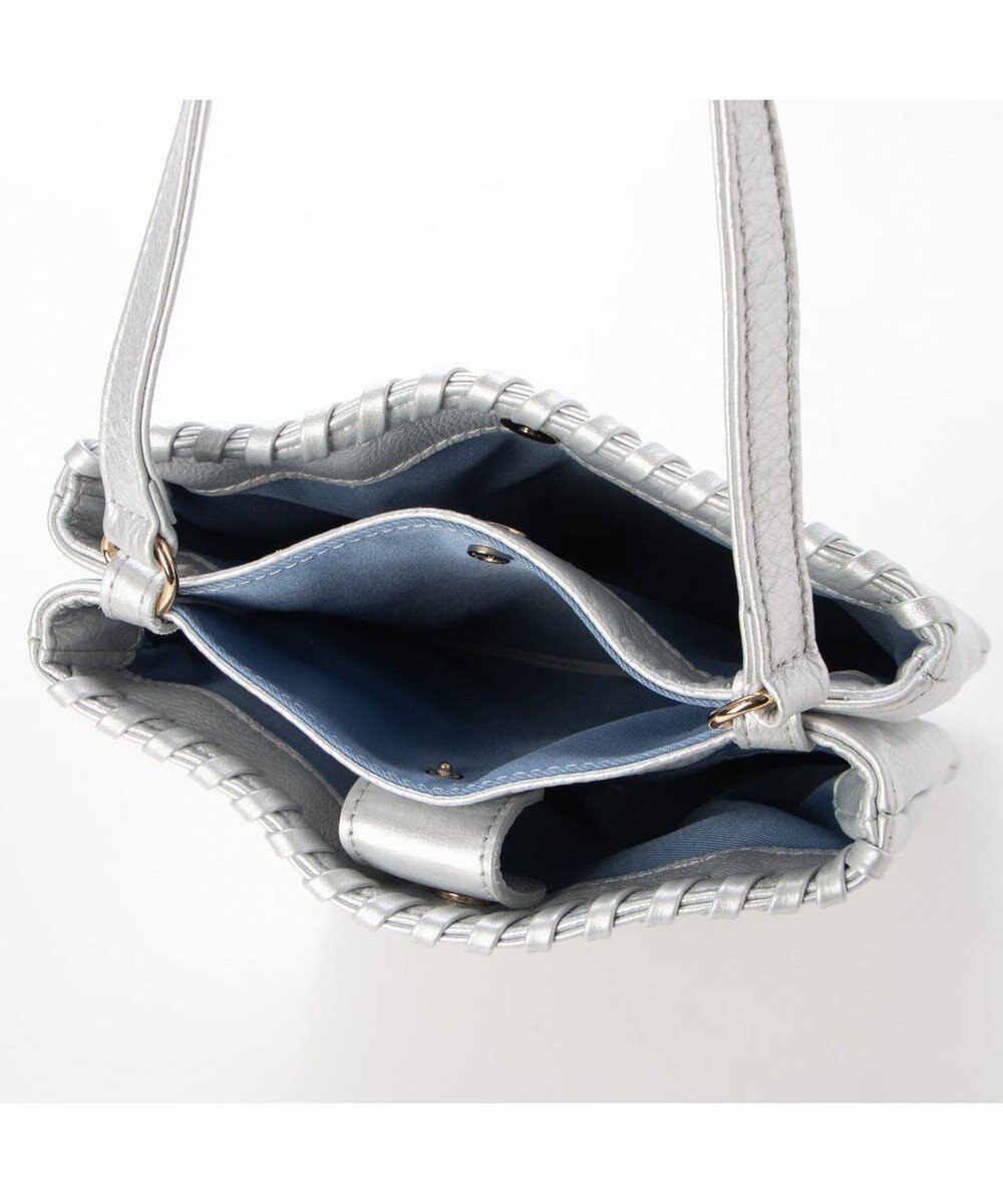 UNBILLION perche 牛革ソフト3層かがり2wayショルダーバッグ 