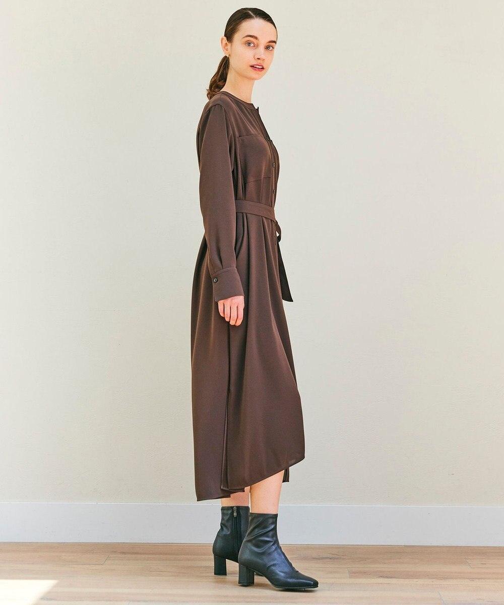 BEIGE， 【WEB限定・S-size】MANASLU / ロングシャツワンピース 