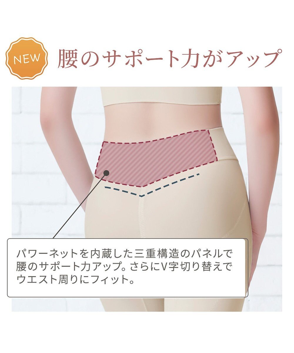 BRADELIS New York 【Yukine inc. 】ゆきねえ365綿混モアらくヒップサポートガードル23 補整下着 