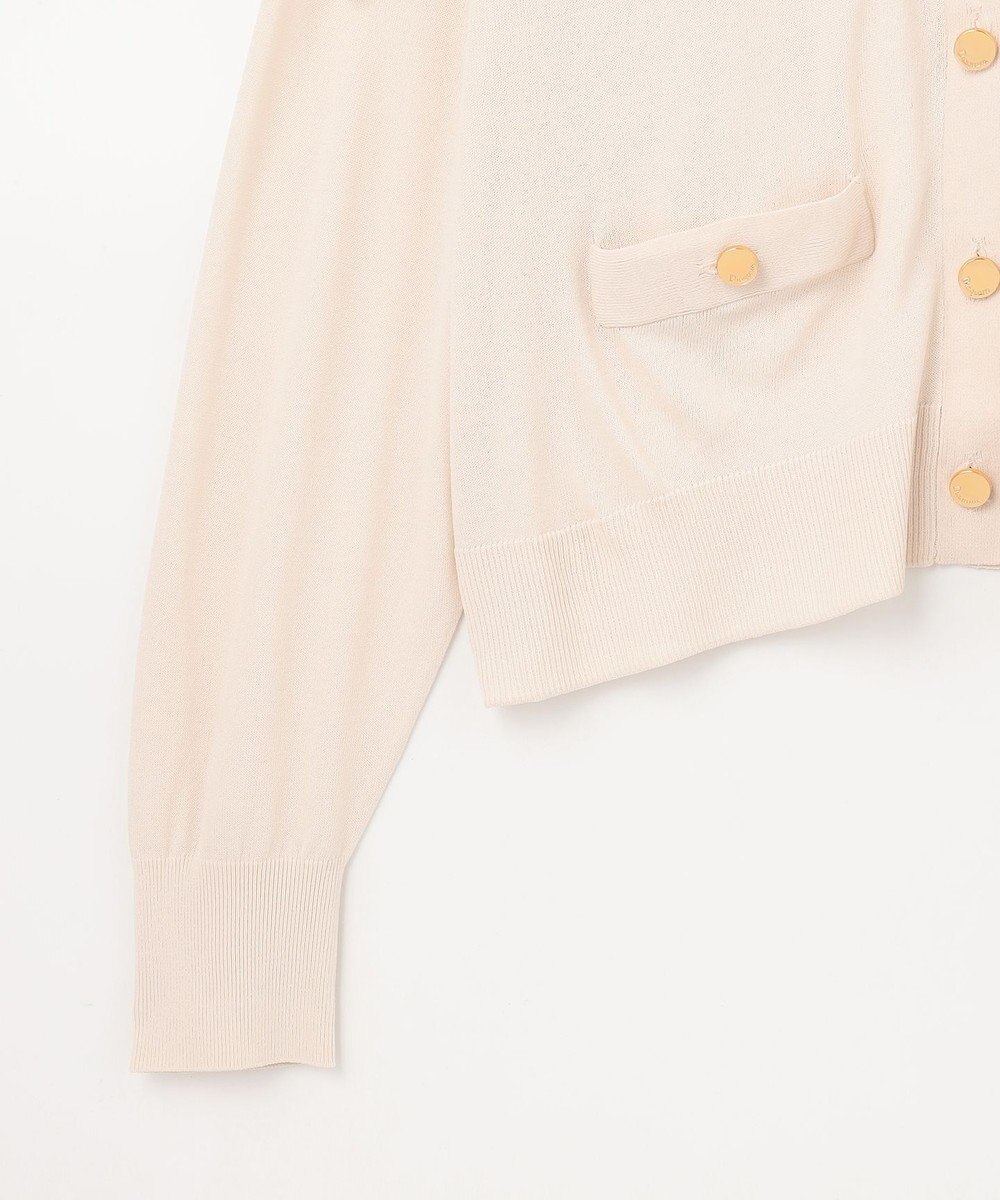 GRACE CONTINENTAL ルーズVネックニットカーディガン 