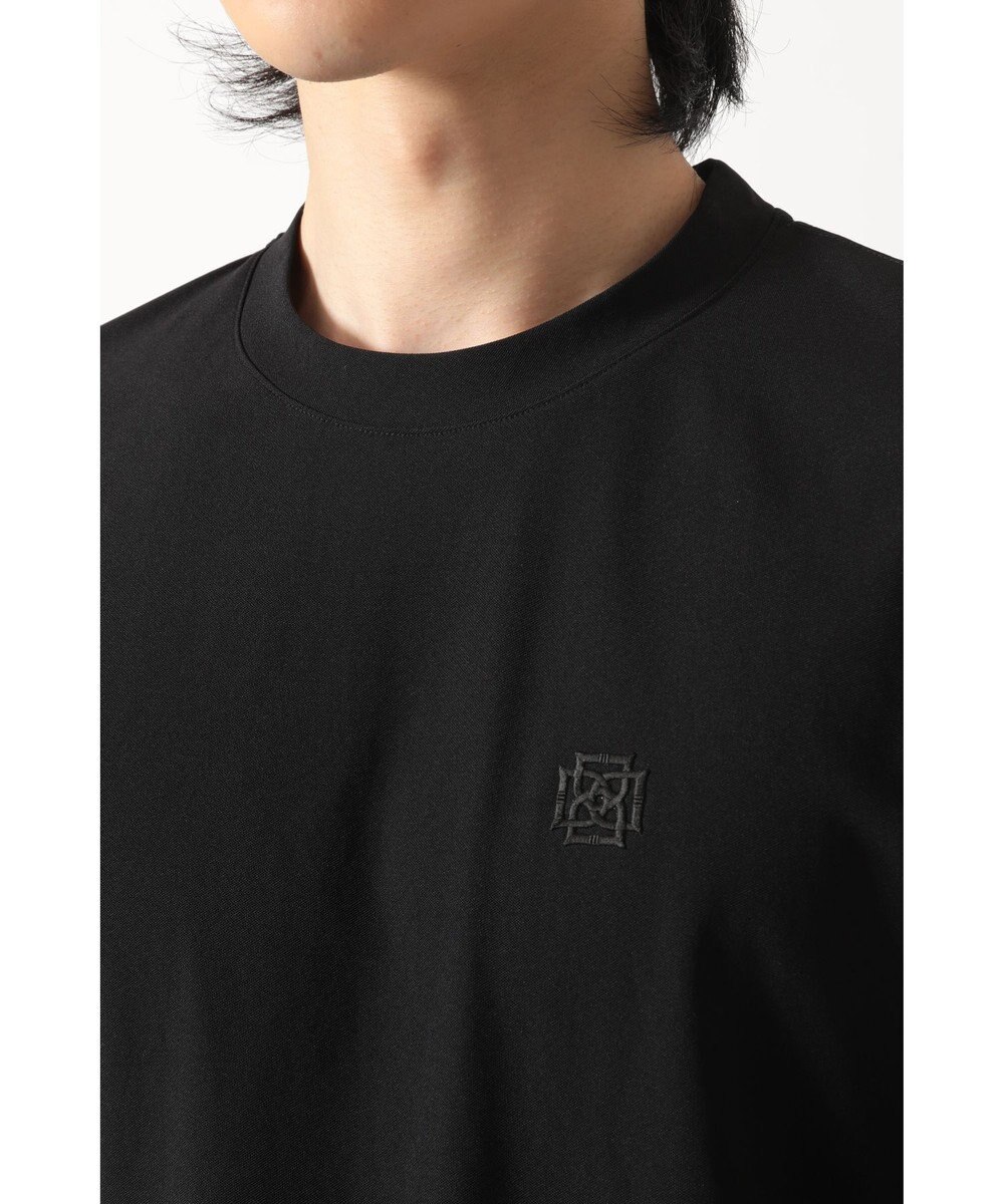 DAKS エンボスロゴ ポリエステルTシャツ 