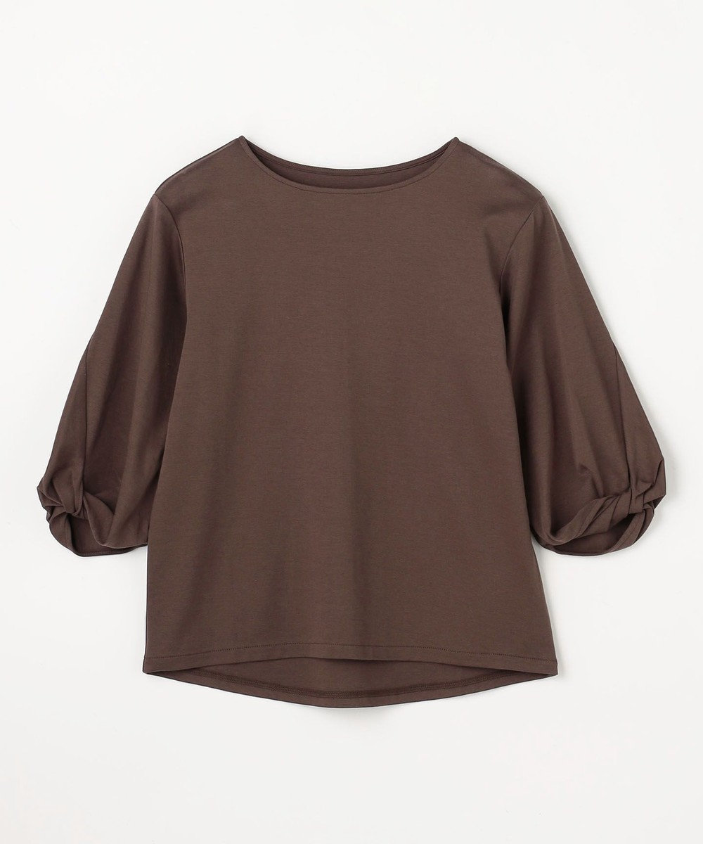 ANY L 【WEB限定】シルケットスムースツイストスリーブカットソー 