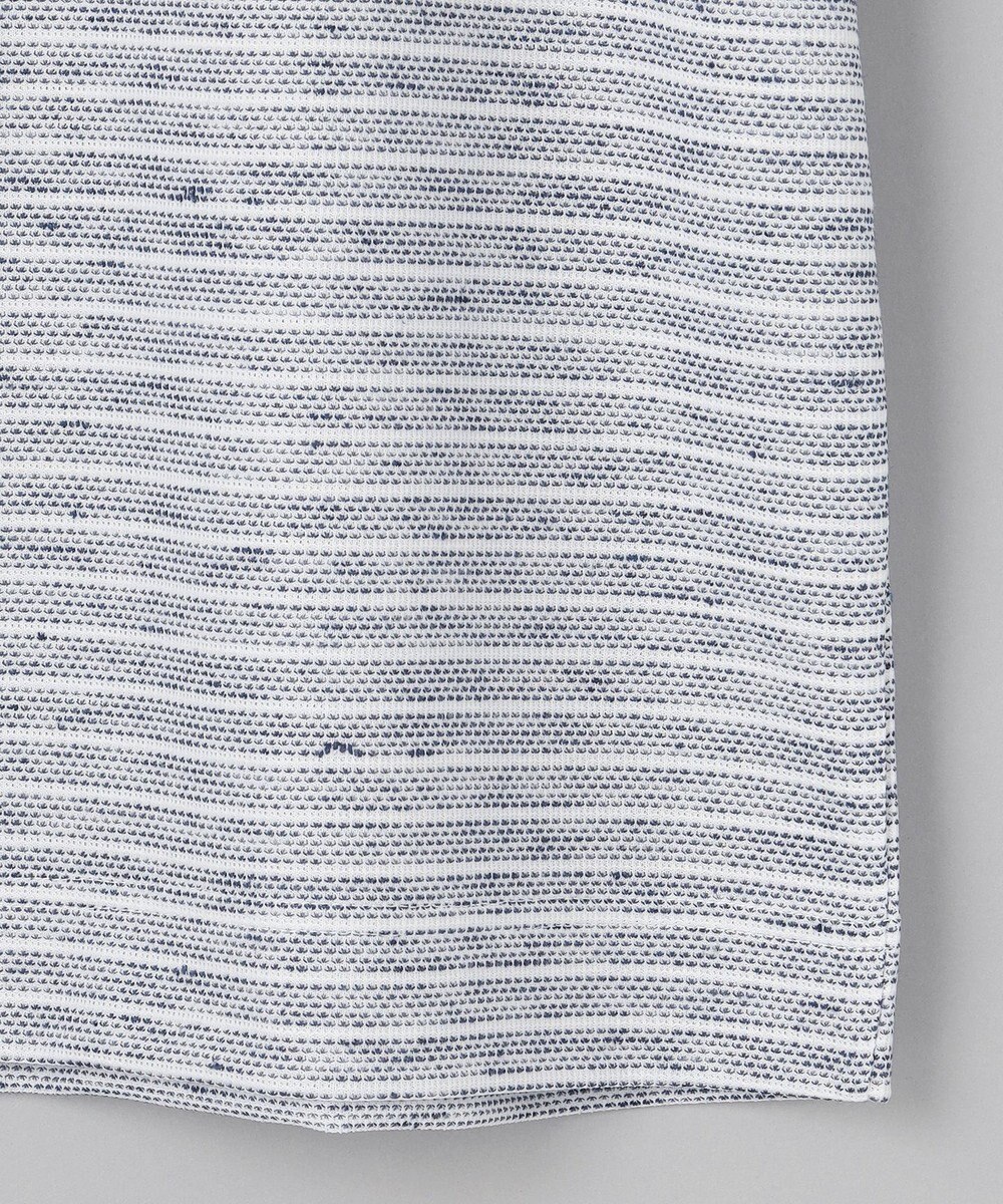 GOTAIRIKU NEW【麻混の清涼感】ノルマンディーリネン ボーダーTシャツ 