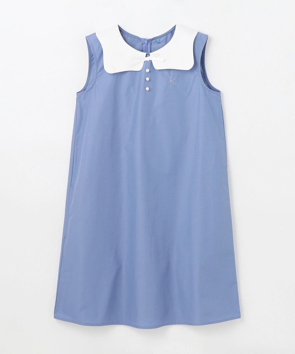 組曲 KIDS 【150-160㎝】カーブカラー ワンピース 