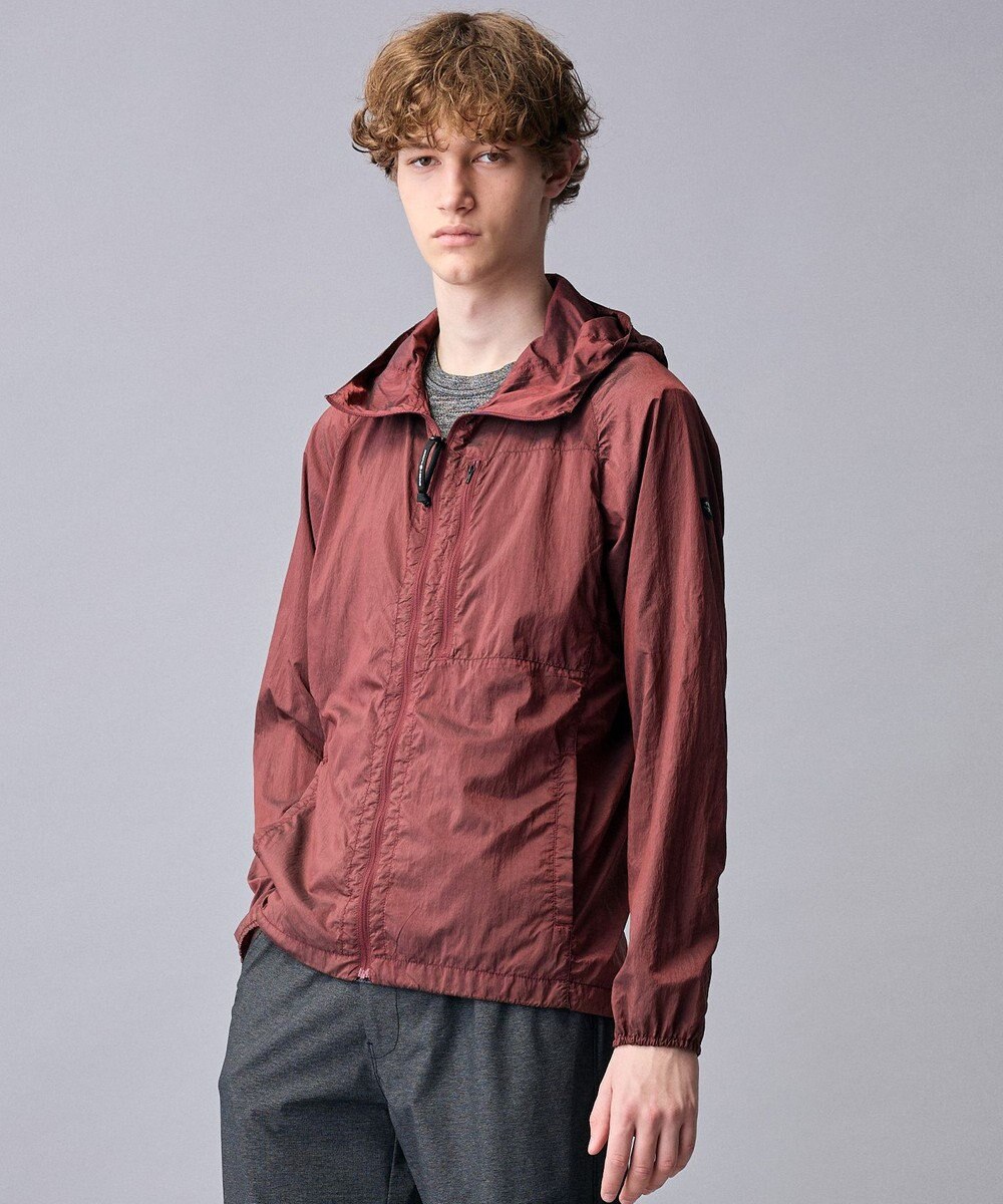 JOSEPH ABBOUD MOUNTAIN 【軽量/ECO撥水/ポケッタブル】ヴィンテージナイロンシャンブレーパーカー 