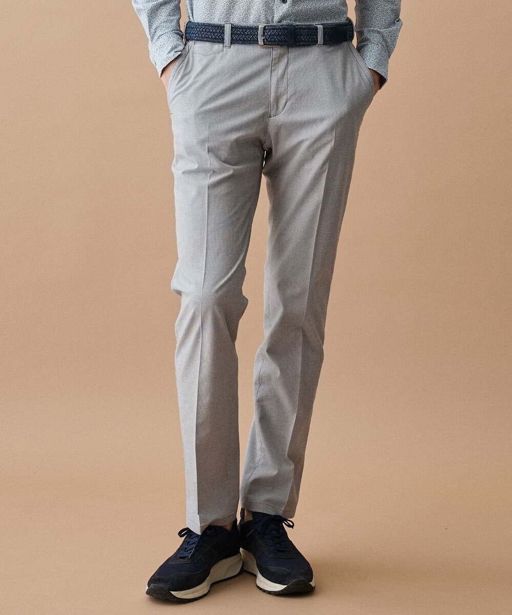 JOSEPH ABBOUD 【キングサイズ・ウエストも伸びる!オーガニックコットン使用】ムリネサマー パンツ 