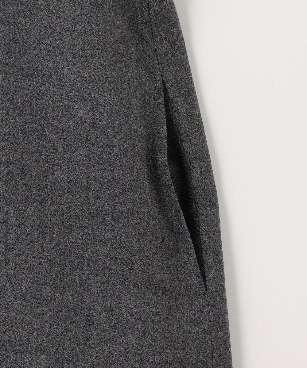 自由区 ウールジョーゼットシャツ ワンピース 