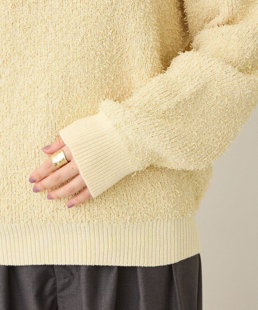 CRAFT STANDARD BOUTIQUE ネップヘンリーネックニットプルオーバー 