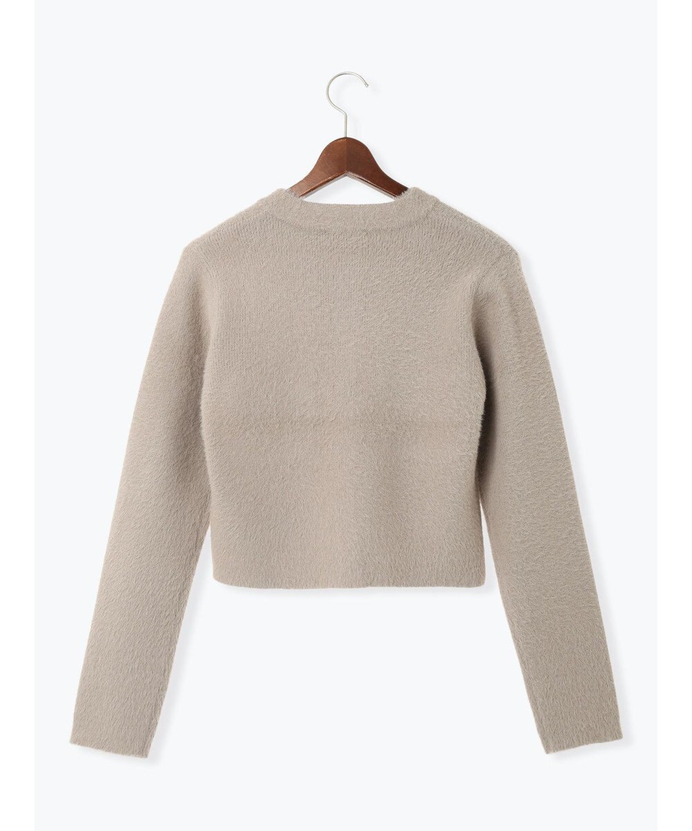 Te chichi ショートシャギーポケットカーディガン 