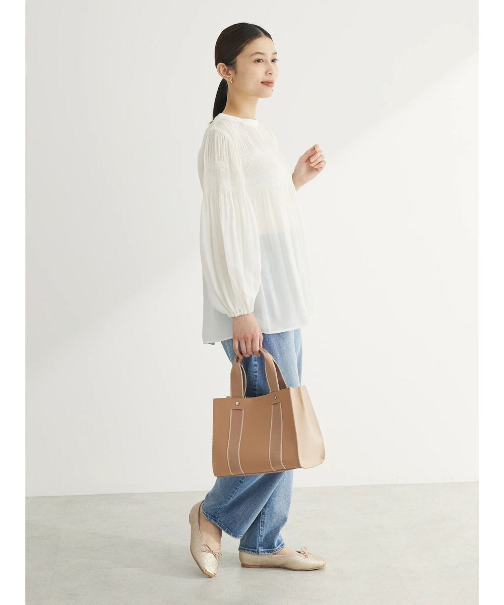 Green Parks マジョリカプリーツブラウス 