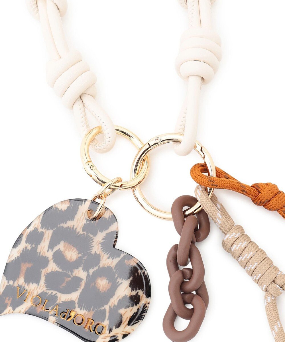 23区 VIOLAd'ORO アクリル コード マルチパーツ バッグチャーム 