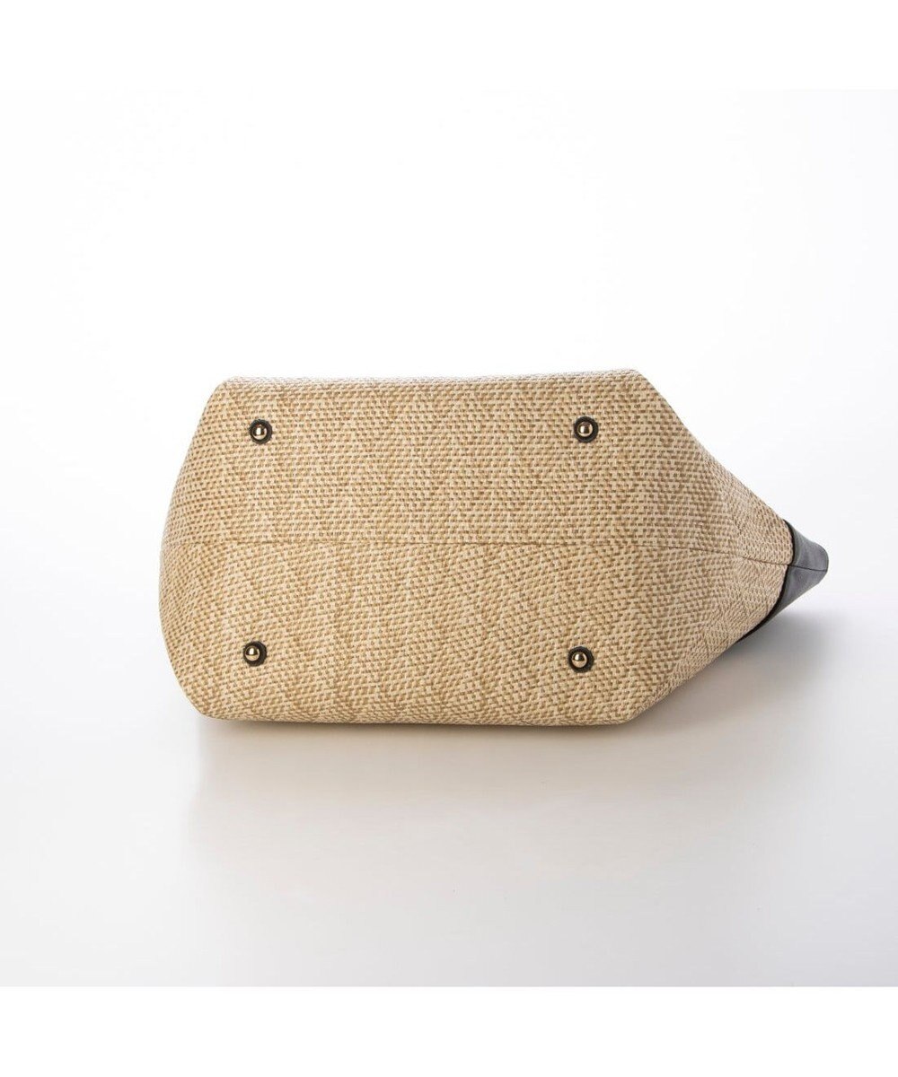 UNBILLION ペルケ perche / 雑材風×牛革付属トートバッグ 