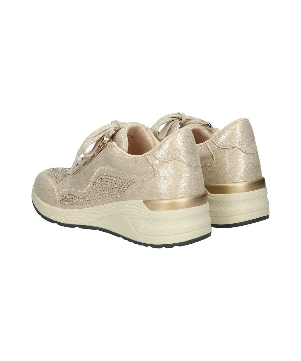 Bridget Birkin 【Round About】ラインストーンサイドジップスニーカー 