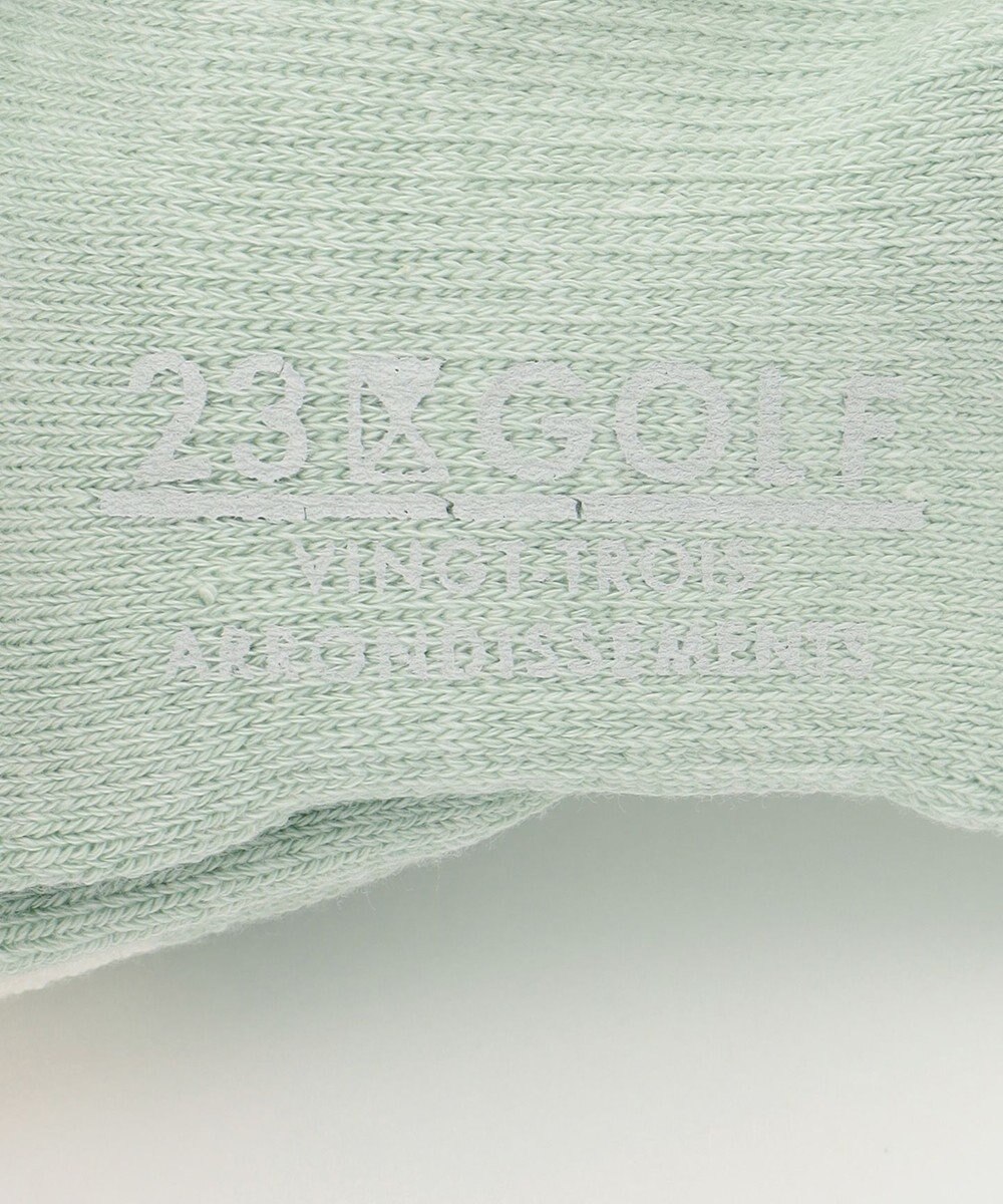 23区GOLF 【WOMEN】ラインロゴ レギュラーソックス 