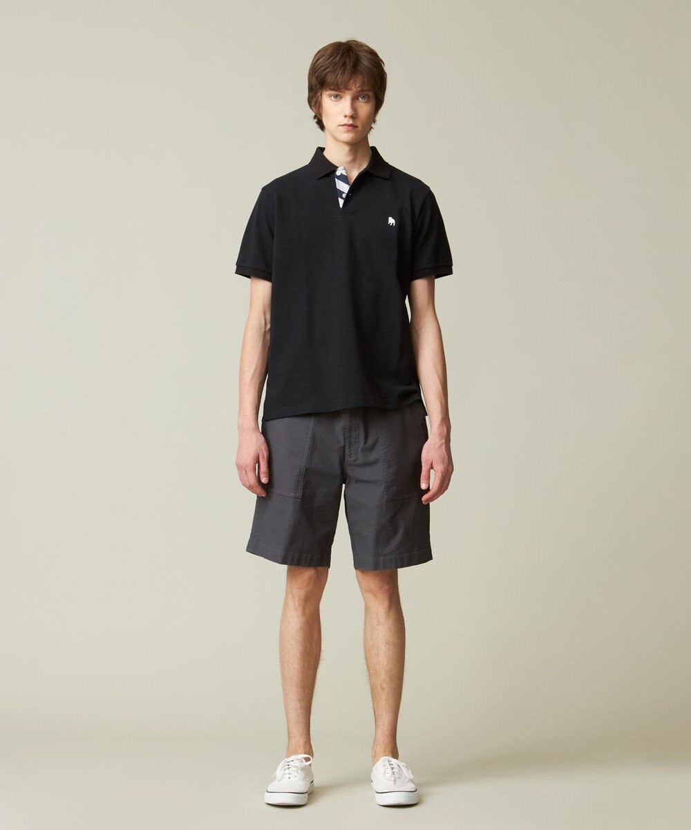 J.PRESS MEN 【大人気 / 10色展開】バックブル カノコレジメン ポロシャツ 