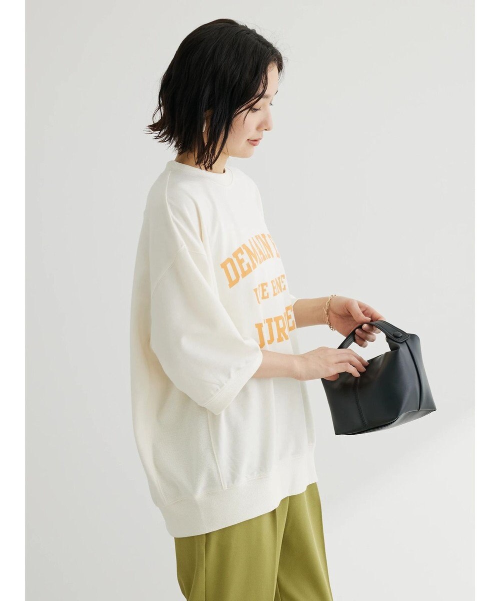 Green Parks ７分袖ロゴ裏毛プルオーバー 