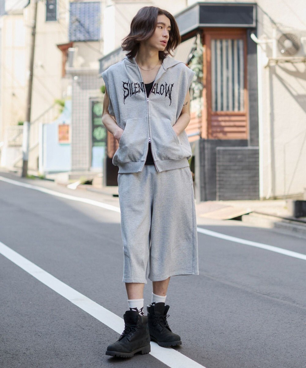 WEGO ノースリZIPパーカー 