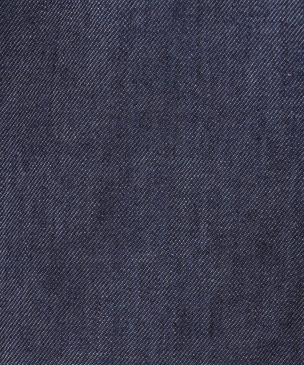 NAVE 【ReNave・セットアップ可/洗える】マーセライズデニム ラップワイドパンツ 