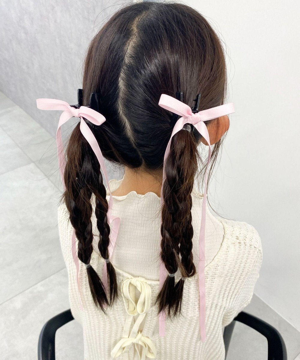 WEGO L2Pカラーロングリボンクリップ 