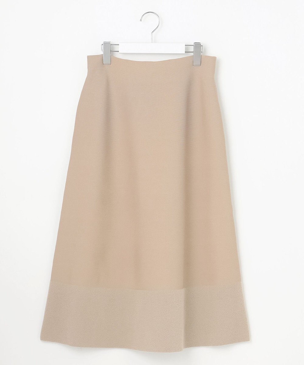自由区 S モールブロッキングニット スカート 