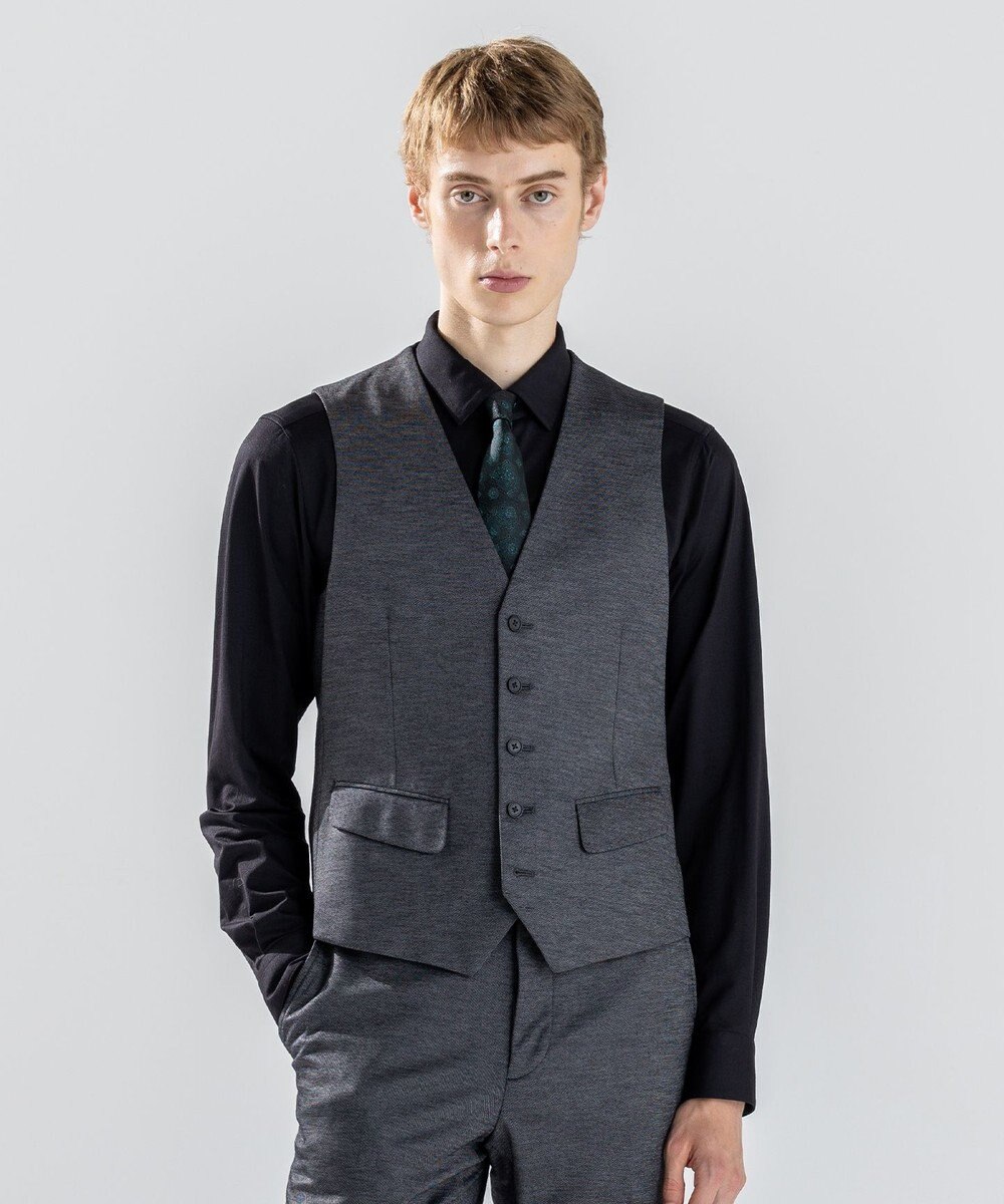 JOSEPH HOMME 新素材【ストレッチ/セットアップ対応】シルキーウールジャージー ジレ 