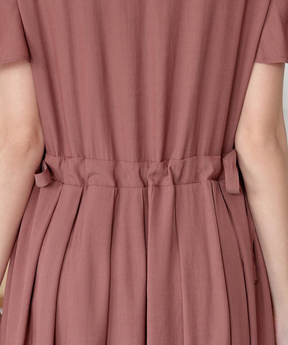 Tiaclasse 【洗える】サイドリボンドロストワンピース 