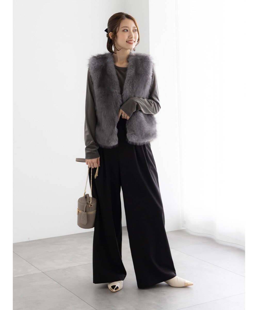 Te chichi ショートファーベスト 