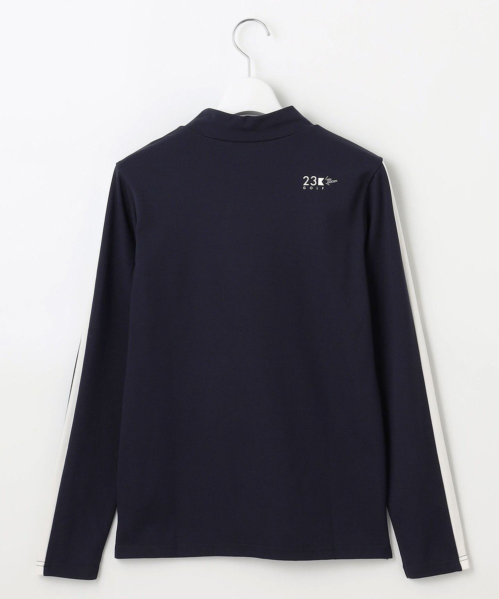 23区GOLF 【WOMEN】【吸水速乾/UVカット】ベアスムースモックシャツ 
