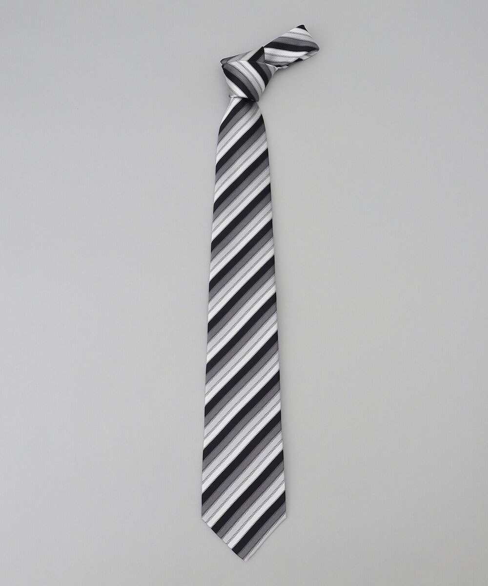 GOTAIRIKU 【WEAR BLACK】フォーマル用_ストライプ ネクタイ 