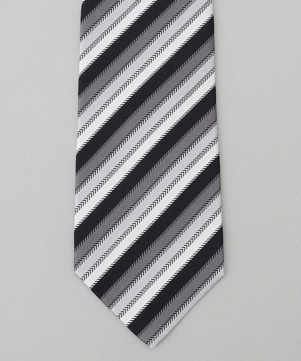 GOTAIRIKU 【WEAR BLACK】フォーマル用_ストライプ ネクタイ 