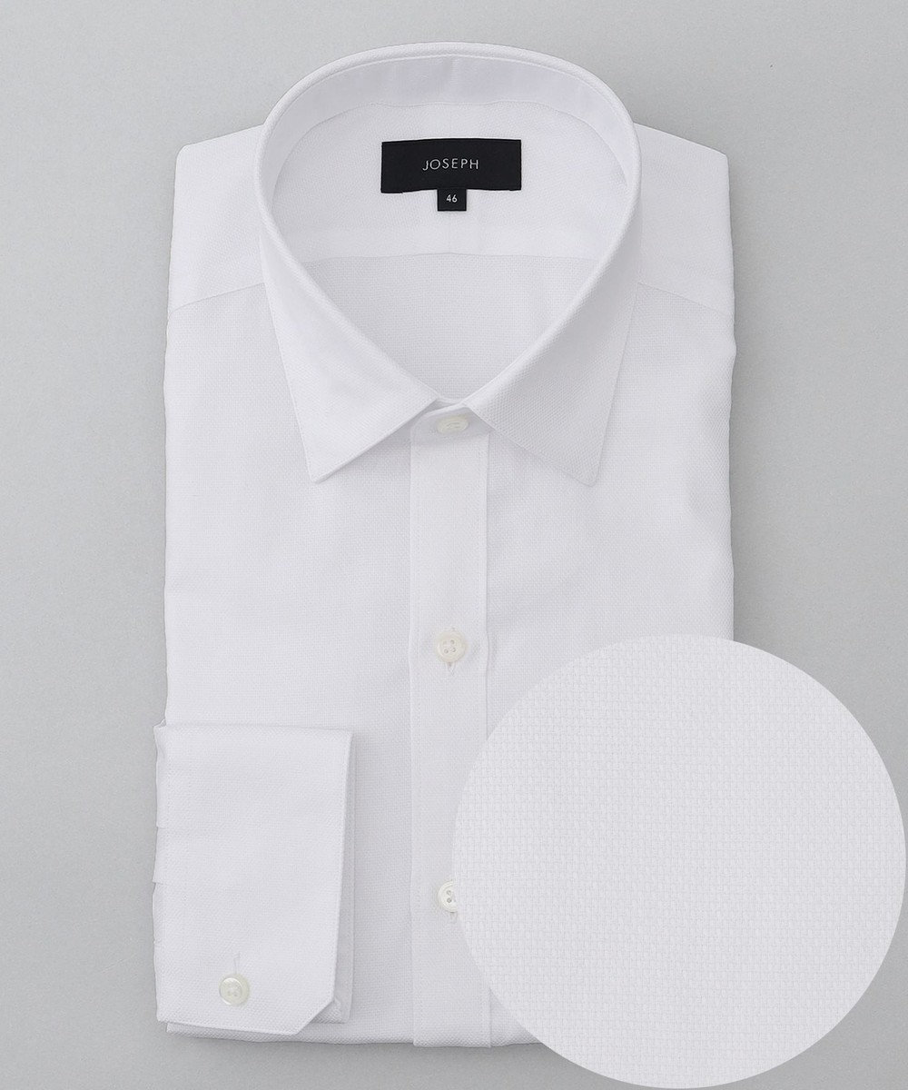 JOSEPH HOMME ロイヤルオックス　レギュラーカラー　ドレスシャツ ホワイト系
