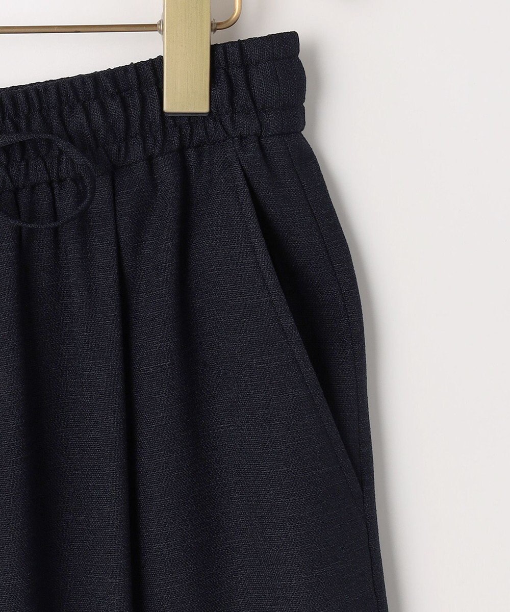 組曲 ライトリネンライクイージーワイド パンツ 