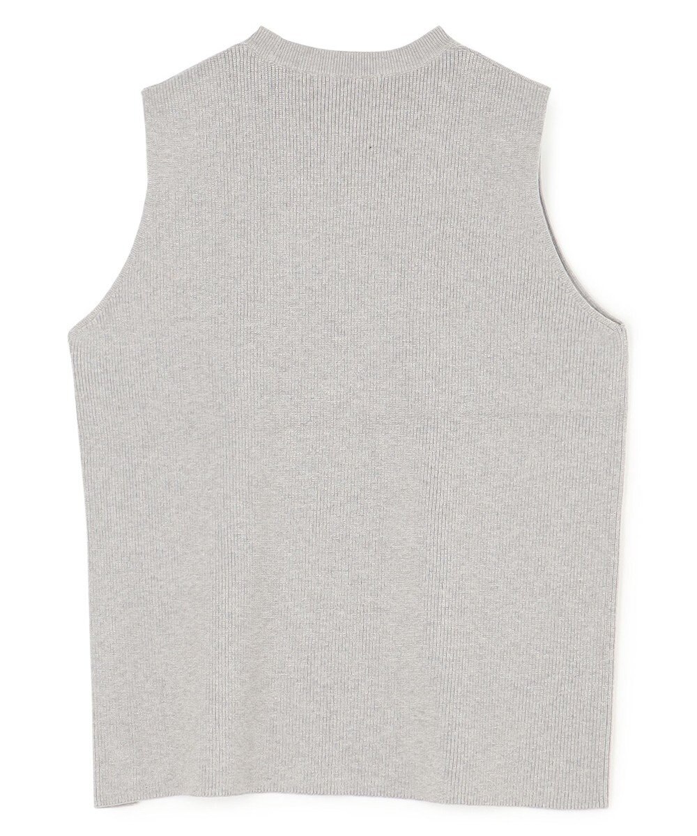 UNFILO 【洗える】サイドボタンニットベスト 