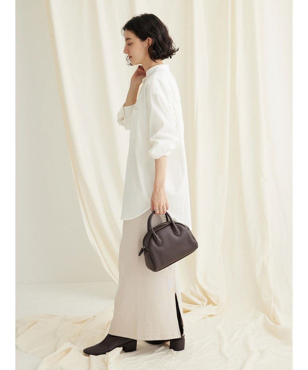 CRAFT STANDARD BOUTIQUE レーヨンデシンバンドカラーシャツ 