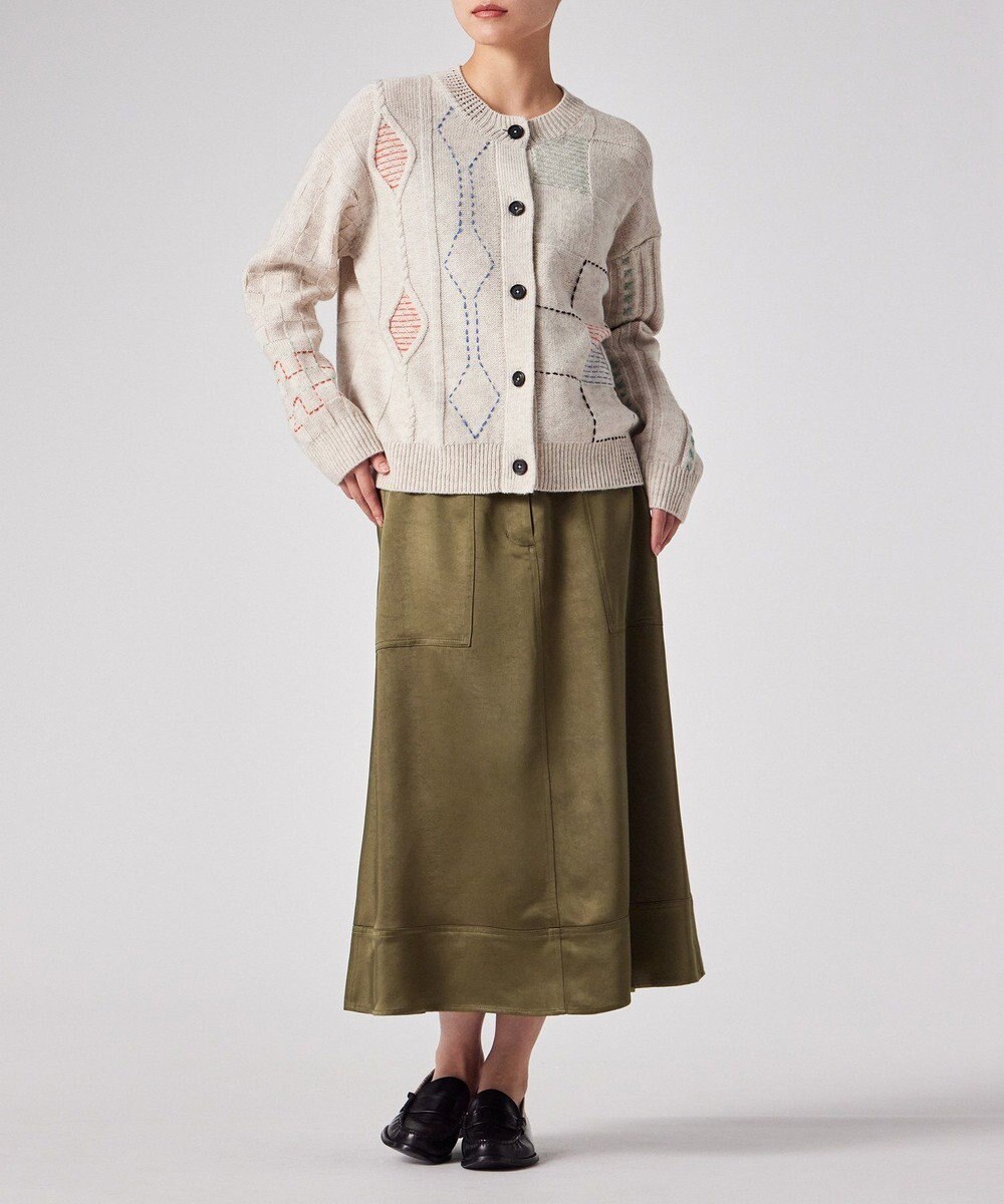 Paul Smith サテン ミリタリー スカート 