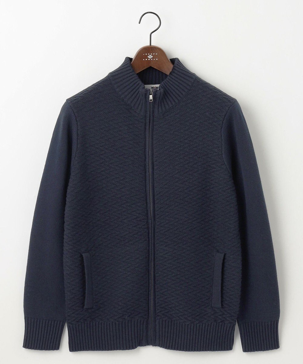 JOSEPH ABBOUD 【25SS・洗える】バルキーニット ブルゾン 