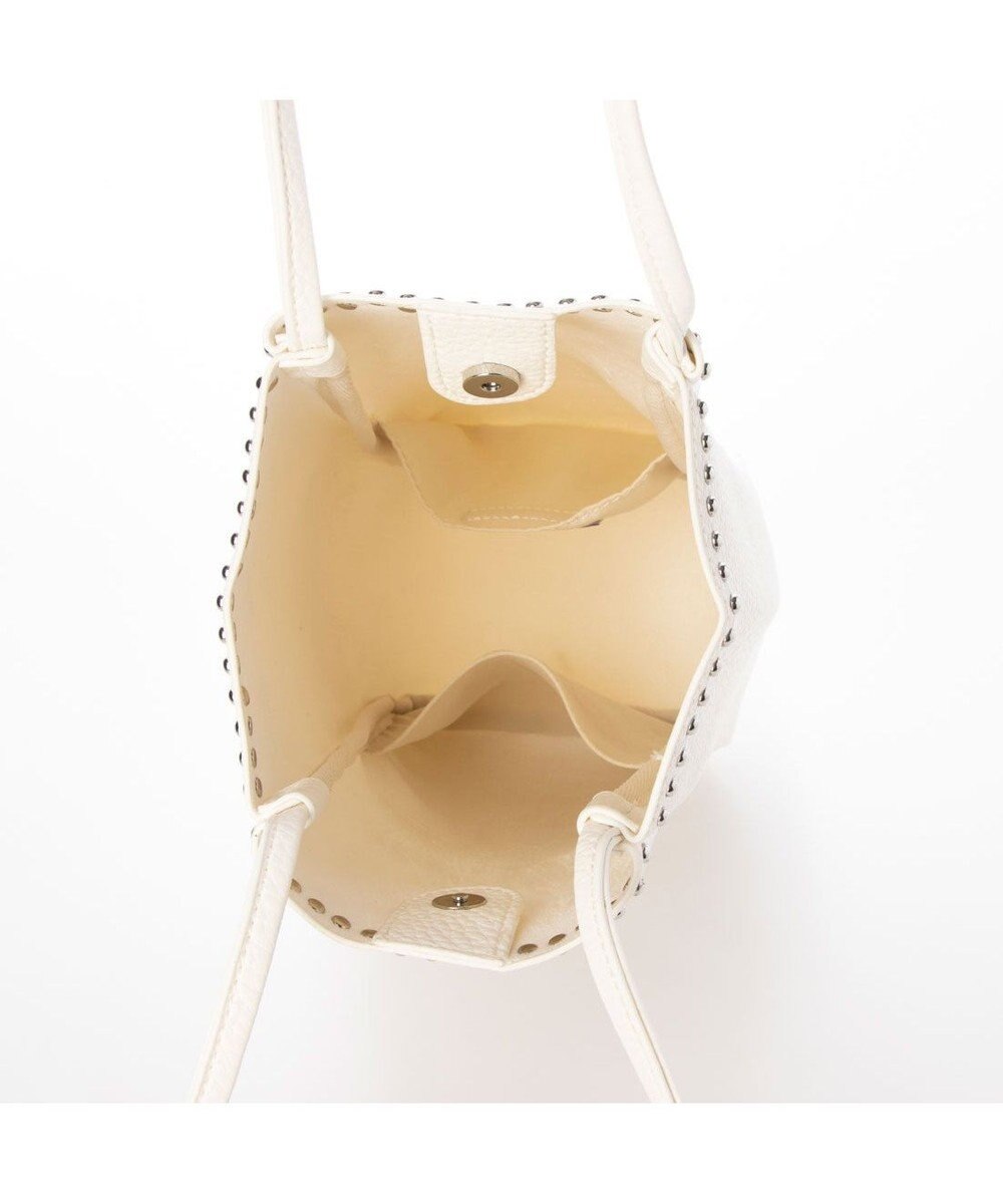 UNBILLION カシュカシュ cachecache / スタッズ付き縦型トートバッグ 