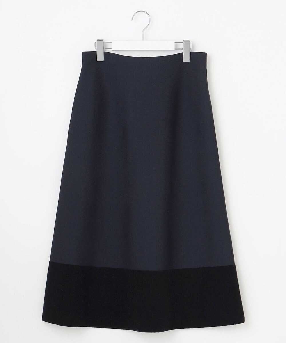 自由区 S モールブロッキングニット スカート 