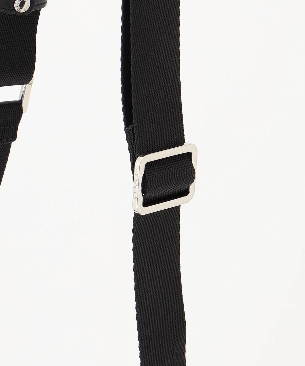 Y'SACCS リサイクルナイロン×カウレザー ラップポシェット 