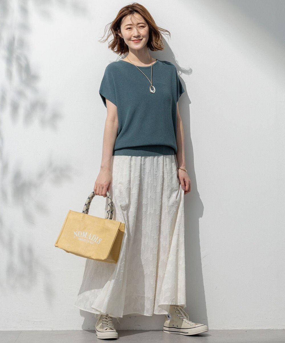 23区 S 【洗える】コットンアセテート オーバーサイズ ニット 